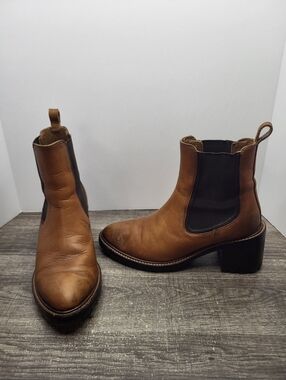 Thursday Boot Co. Knockout Boots Genuine Leather Women’s Size 8 Brown